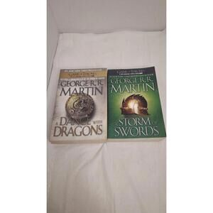 George R.R. Martin A Song of Ice and Fire Books 3–4 Storm of Swords Dragons PB